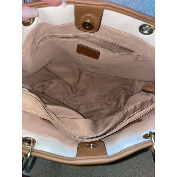 Nine West‎ Tote Bag White And Brown - Picture 5 of 7